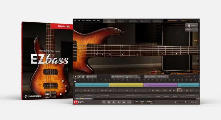 Toontrack – EZbass 2.2.1 STANDALONE, VSTi, AAX x64