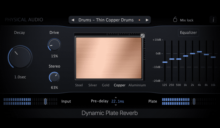 Physical Audio – Dynamic Plate Reverb 3.1.3 VST3, AAX x64