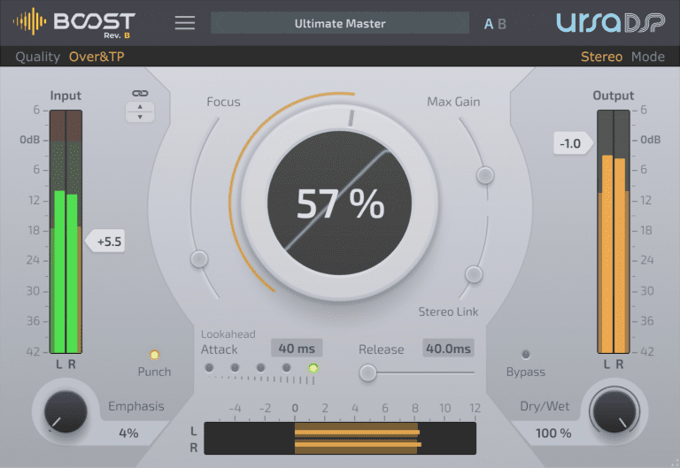 Devious Machines & UrsaDSP – Boost 1.5.5 VST3, AAX x64