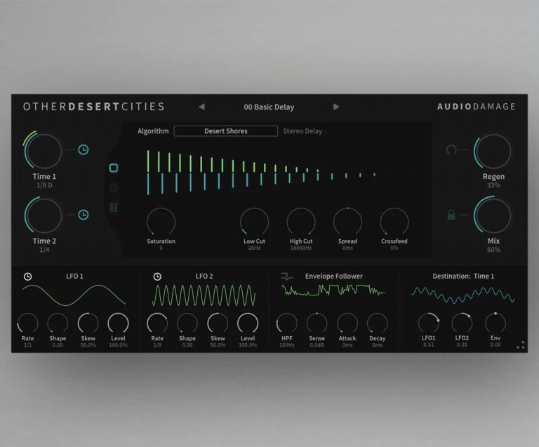 Audio Damage – AD054 Other Desert Cities 1.0.9 VST, VST3, AAX, AU x86