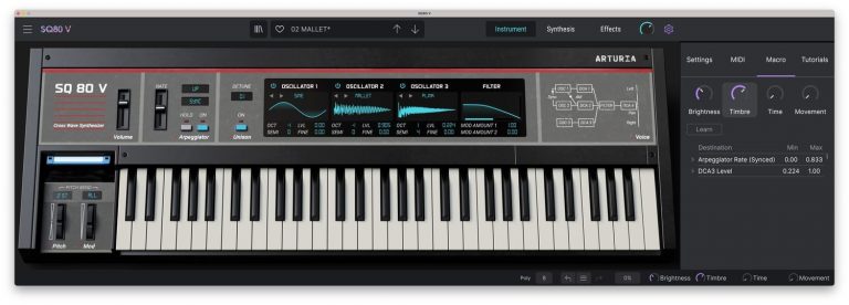 Arturia – SQ80 V v1.1.2 STANDALONE, VSTi, VSTi3, AU WIN.OSX x64