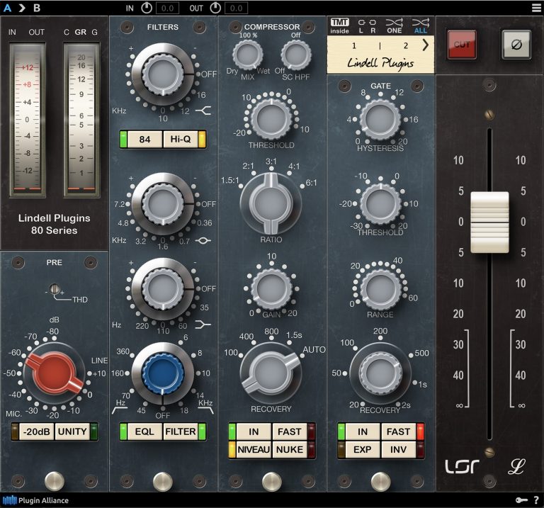 Plugin Alliance & Lindell Audio – 80 Series v1.0.3 VST, VST3, AAX x64
