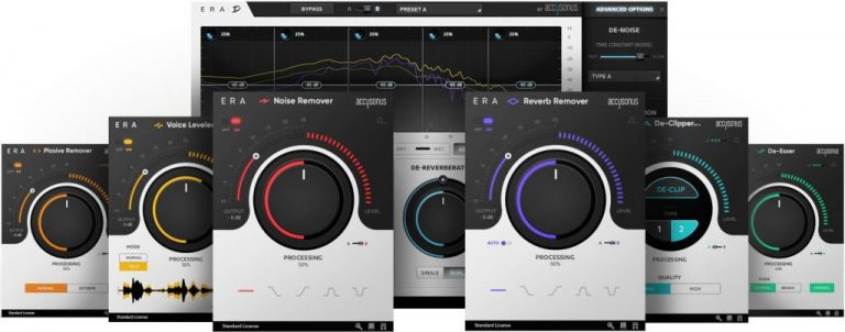 Accusonus ERA v6.0.10 Bundle Pro & VoiceChanger v1.2.10 WIN MAC
