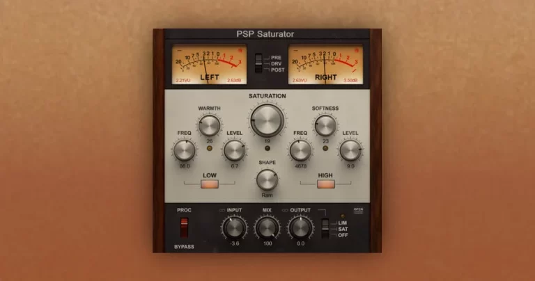 PSPaudioware – PSP Saturator v1.1.0 VST, VST3, AAX x64