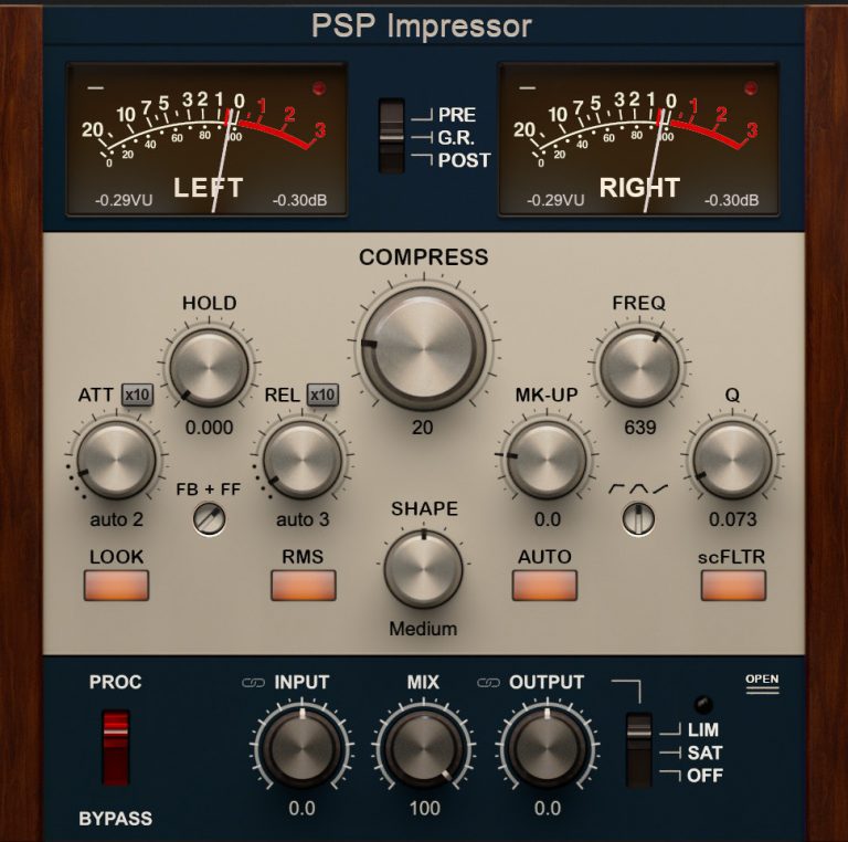 PSPaudioware – PSP Impressor v1.0.0 VST, VST3, AAX x64