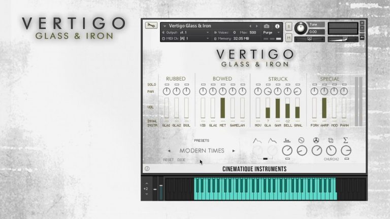 Cinematique Instruments – VERTIGO Glass & Iron (KONTAKT)