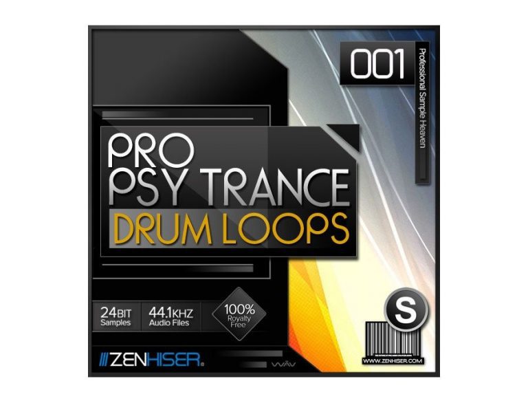 Zenhiser – Pro Psytrance Drum Loops 01 (WAV)