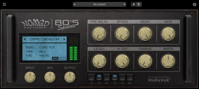 Nomad Factory – 80s Spaces v1.1.0 VST, VST3, AAX x64