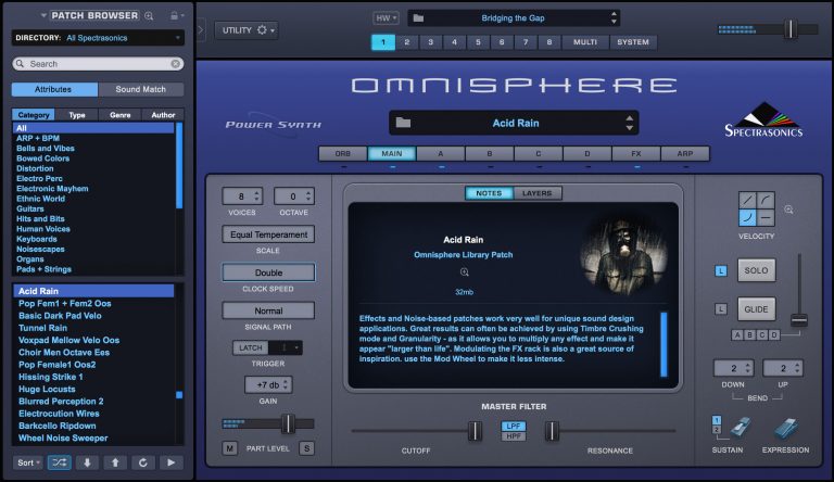 Spectrasonics – Omnisphere v.2.8.3d STANDALONE, VSTi, VSTi3, AAX x64