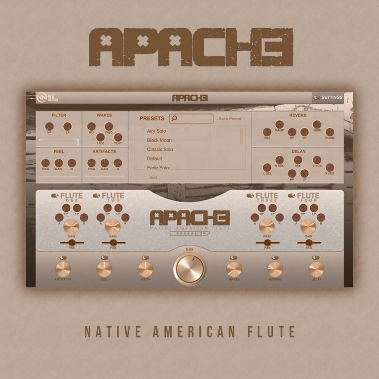 Apache – Native American Flute v2.1.1 VSTi, VST3, AU WIN