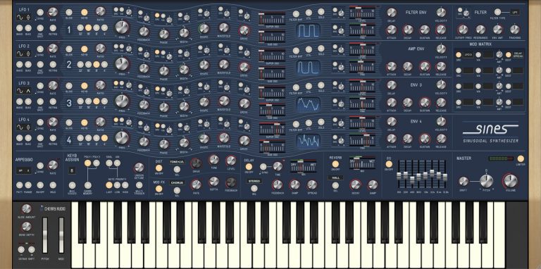 Cherry Audio – Sines v1.0.5.79 STANDALONE, VSTi, VSTi3, AAX x64
