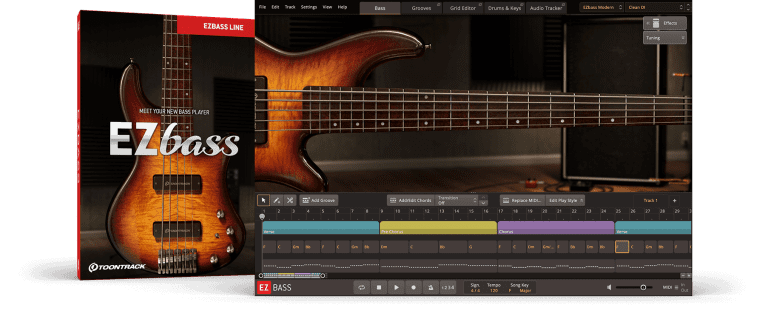 Toontrack – EZbass 1.1.6 Update STANDALONE, VSTi, VSTi3, AAX x64