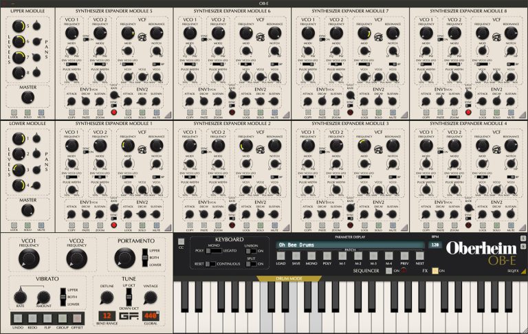 GForce – Oberheim OB-E v2.1.1 EXE, VST, VST3, AAX WIN.OSX x64