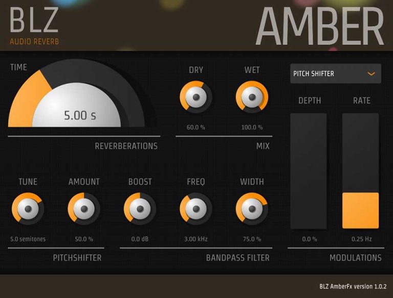 BLZ Audio – Coloured Reverb Pack v1.0.2 (Amber, Coral, Mauve) x64 VST3