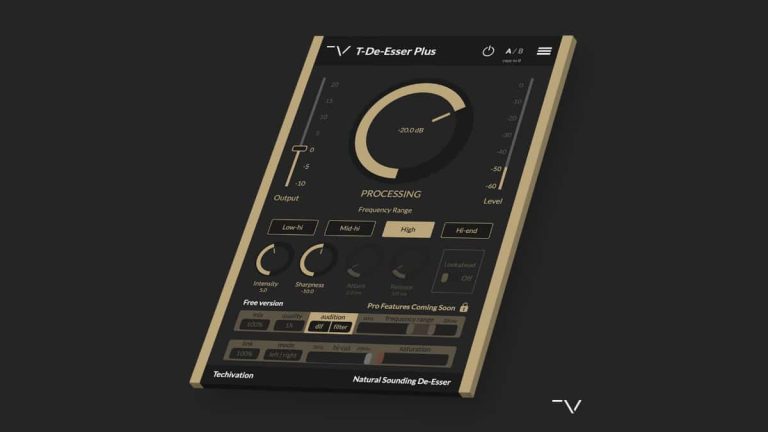 Techivation – T-De-Esser Pro v1.1.8 VST, VST3 x64