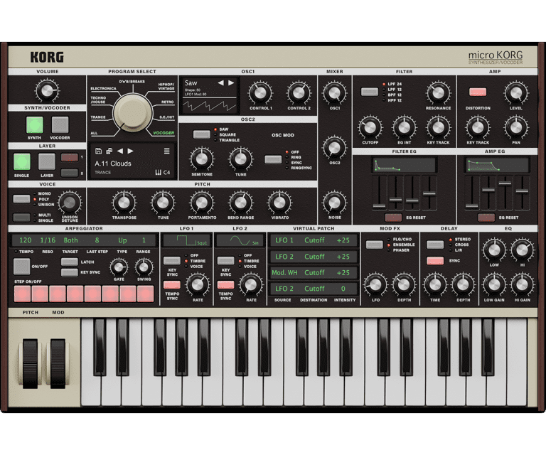 KORG – microKORG v1.0.1 (Incl. Software Pass) STANDALONE, VSTi3, AAX, AU x64 WIN.OSX