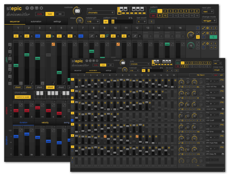 Devicemeister – StepicVST v. 1.1.0 & Stepic MAX4Live 1.4.0 VSTi, VSTi3, AAX x64