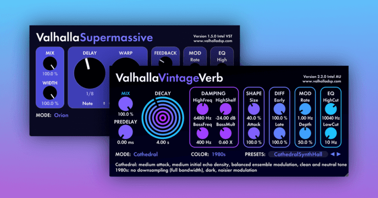 Valhalla DSP – Valhalla VintageVerb v3.0.0 VST, VST3, AAX x64