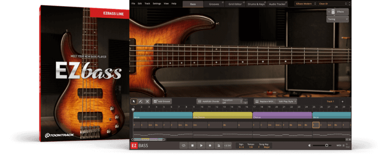 Toontrack – EZbass 1.1.7 Update STANDALONE, VSTi, VSTi3, AAX x64