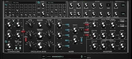GForce Software – Minimonsta2 v1.0.1 STANDALONE, VSTi, VST3i, AAX x64