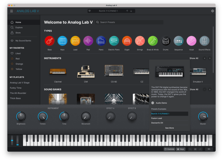Arturia – Analog Lab V v5.7.0 STANDALONE, VST, VST3, AAX x64