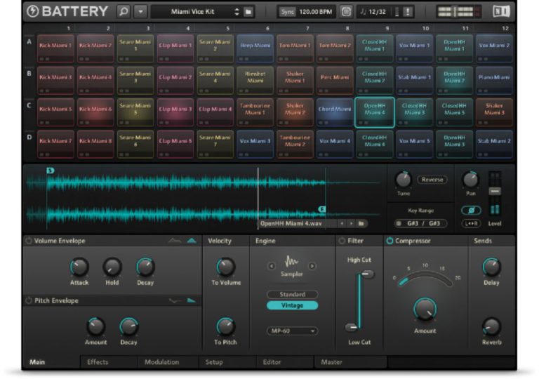 Native Instruments – Battery 4 v4.3.0 SAL, VSTi, VST3i, AAX, x64