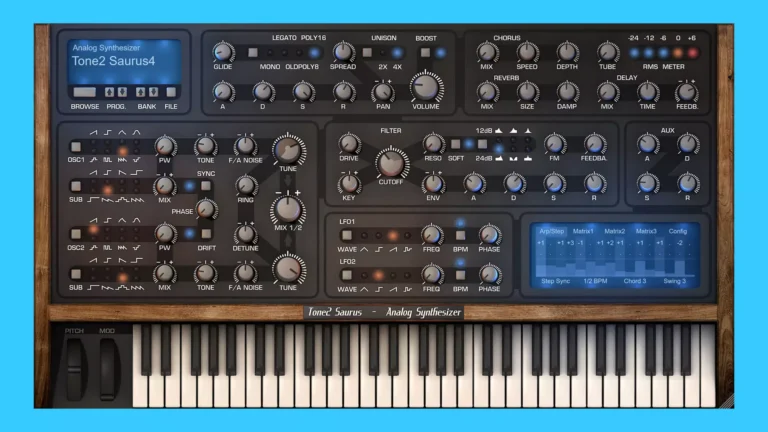 Tone2 – Saurus 4 v4.0.2 STANDALONE, VSTi, VST3i x64