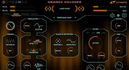 Zynaptiq – Orange Vocoder IV VST, VST3, AAX, x64