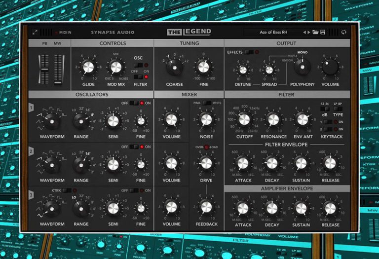Synapse Audio – The Legend 1.5.0 VSTi, VSTi3, AAX x64
