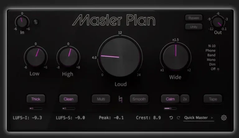 Music Hack – Master Plan v1.0.15 VST3, AAX x64