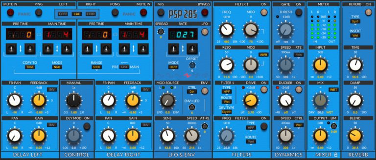 PSPaudioware – PSP 285 v1.0.0 VST, VST3, AAX x64
