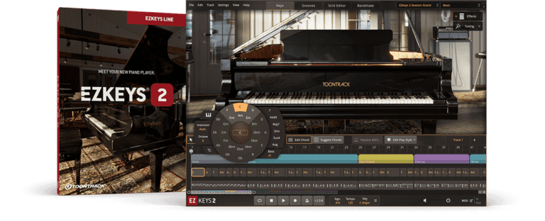 Toontrack – EZkeys 2 STANDALONE, VSTi3, AAX, AU WIN.OSX x64