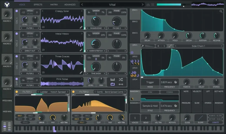 Vital Audio – Vital Pro v1.5.5 STANDALONE, VSTi, VSTi3, AU, CLAP WIN.OSX.LiNUX x64