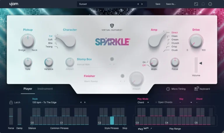 uJAM – Virtual Guitarist SPARKLE v2.1.0 VSTi, VSTi3, AAX, AU WIN.OSX x64