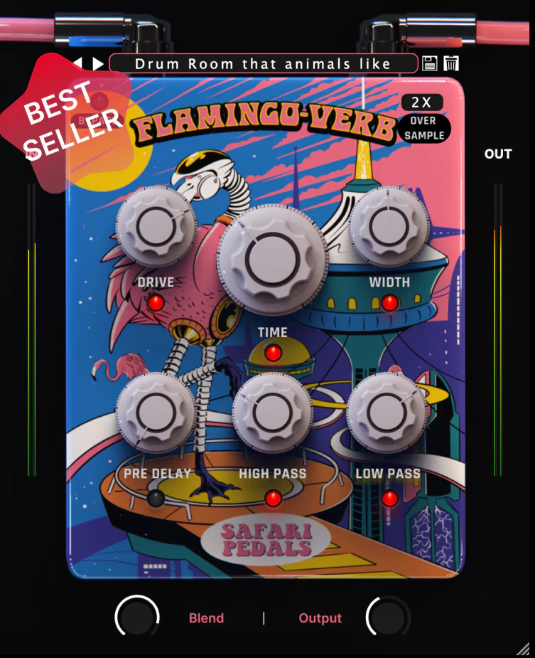 Safari Pedals – Flamingo Verb – 4 wild reverbs in one plugin 1.13.6 VST3 x64
