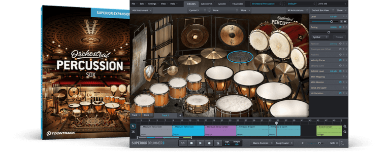 Toontrack – Orchestral Percussion SDX Library Update 1.0.2 (SOUNDBANK)