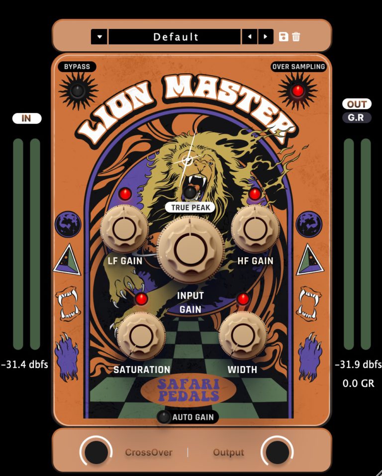 Safari Pedals – Lion Master – Mastering Limiter plugin 1. 5.72 VST3 x64