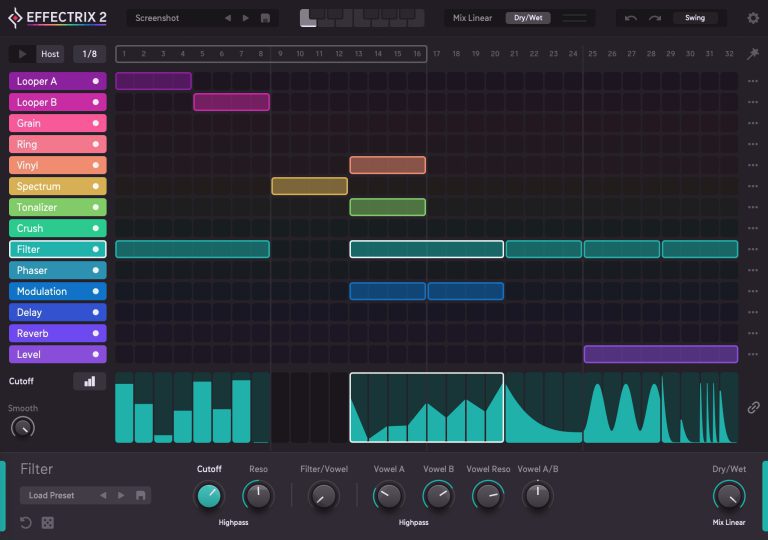Sugar Bytes – Effectrix v2.0.0 VST, VST3, AAX, AU WIN.OSX x64