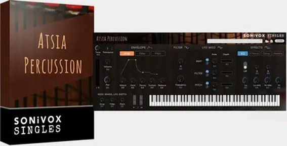 SONiVOX – Singles Atsia Percussion v1.0.0-2022 VST, AAX x64