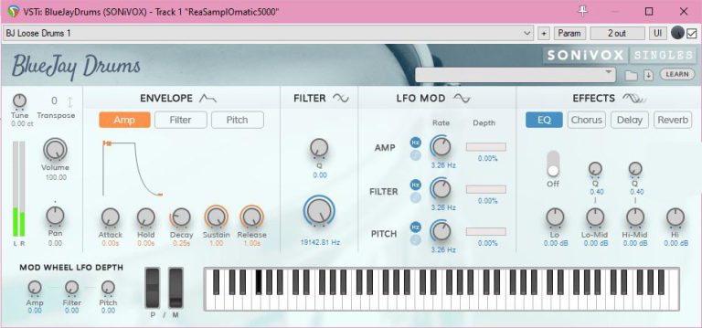 SONiVOX – Singles Blue Jay Drums v1.0.0-2022 VST, AAX x64