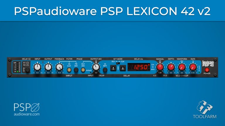 PSPaudioware – Lexicon PSP42x v2.0.1 VST, VST3, AAX x64