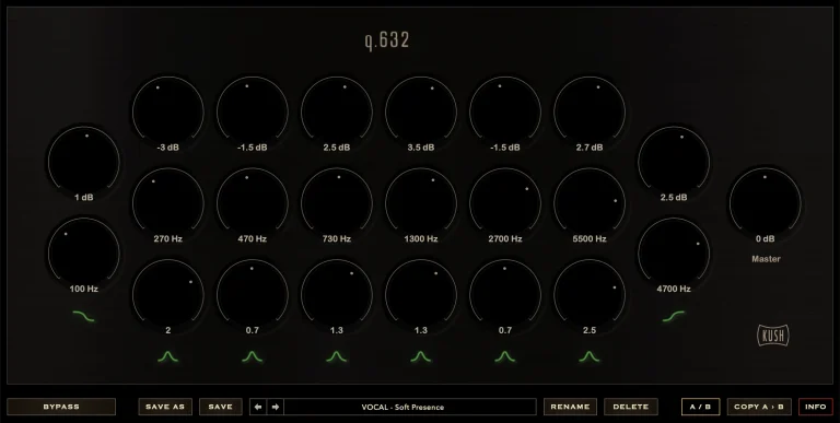Kush Audio – Q 632 v1.0.0 VST3, AAX x64
