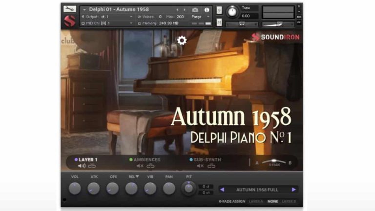 Soundiron – Delphi Piano series vol.1 Autumn 1958 (KONTAKT)