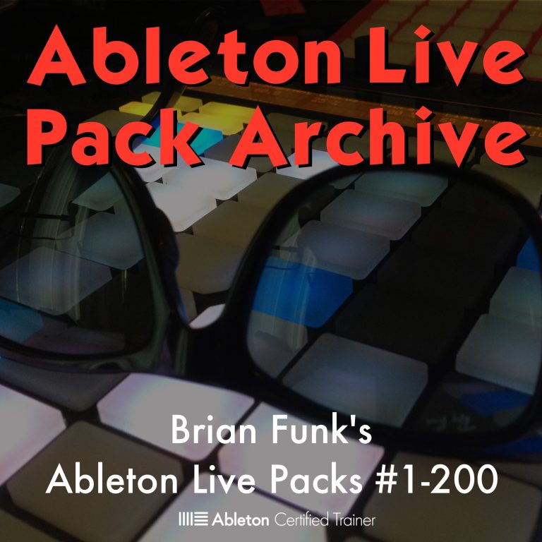 Brian Funk – Ableton Live Pack Archive (ALP, WAV, ALS)