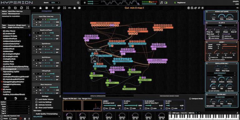 Wavesequencer – Hyperion 1.52 & Theia 1.09 STANDALONE, VSTi3 x64