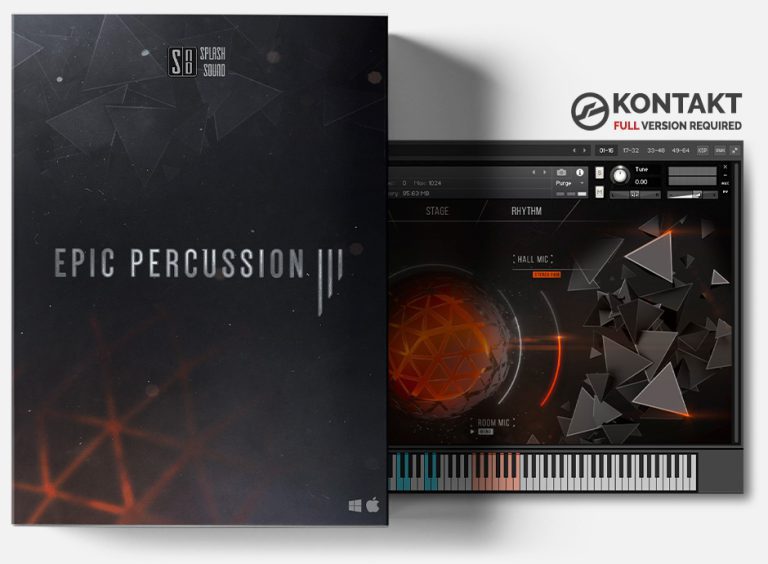Splash Sound – EPIC PERCUSSION 3 repack (KONTAKT)