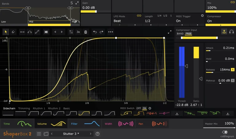 Cableguys – ShaperBox v3.5.1 VST, VST3, AAX x64