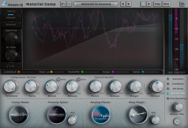 VoosteQ – Material Comp v1.7.10 VST, VST3, AAX x64