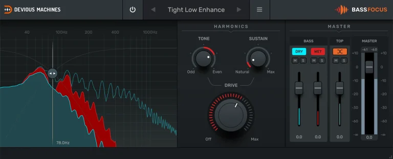 Devious Machines – Bass Focus v1.0.4 VST, VST3, AAX x64