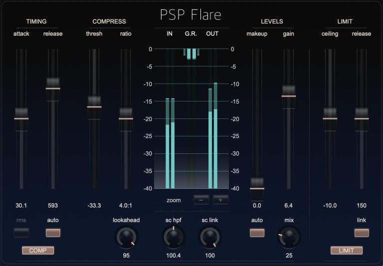 PSPaudioware – PSP Flare v1.0.2 VST, VST3, AAX x64
